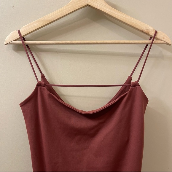 Abercrombie & Fitch Soft A&F Collection bodysuit new size small terracotta - Picture 5 of 8